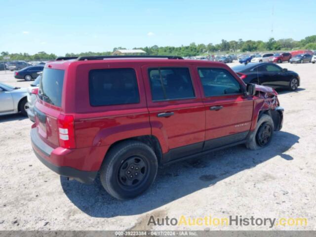 JEEP PATRIOT SPORT, 1C4NJPBB9ED888399