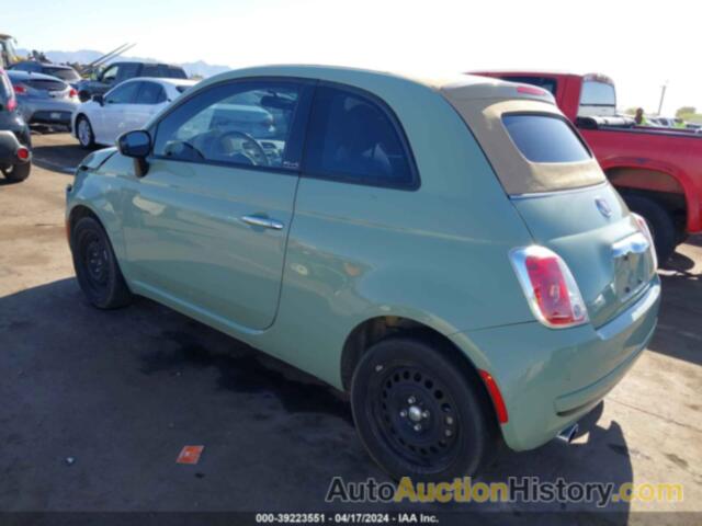 FIAT 500C POP, 3C3CFFDRXDT738537