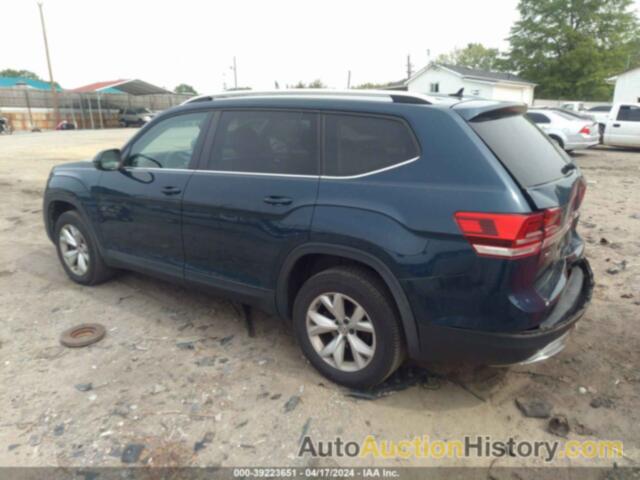 VOLKSWAGEN ATLAS 3.6L V6 SE/3.6L V6 SE W/TECHNOLOGY, 1V2DR2CA8JC506469