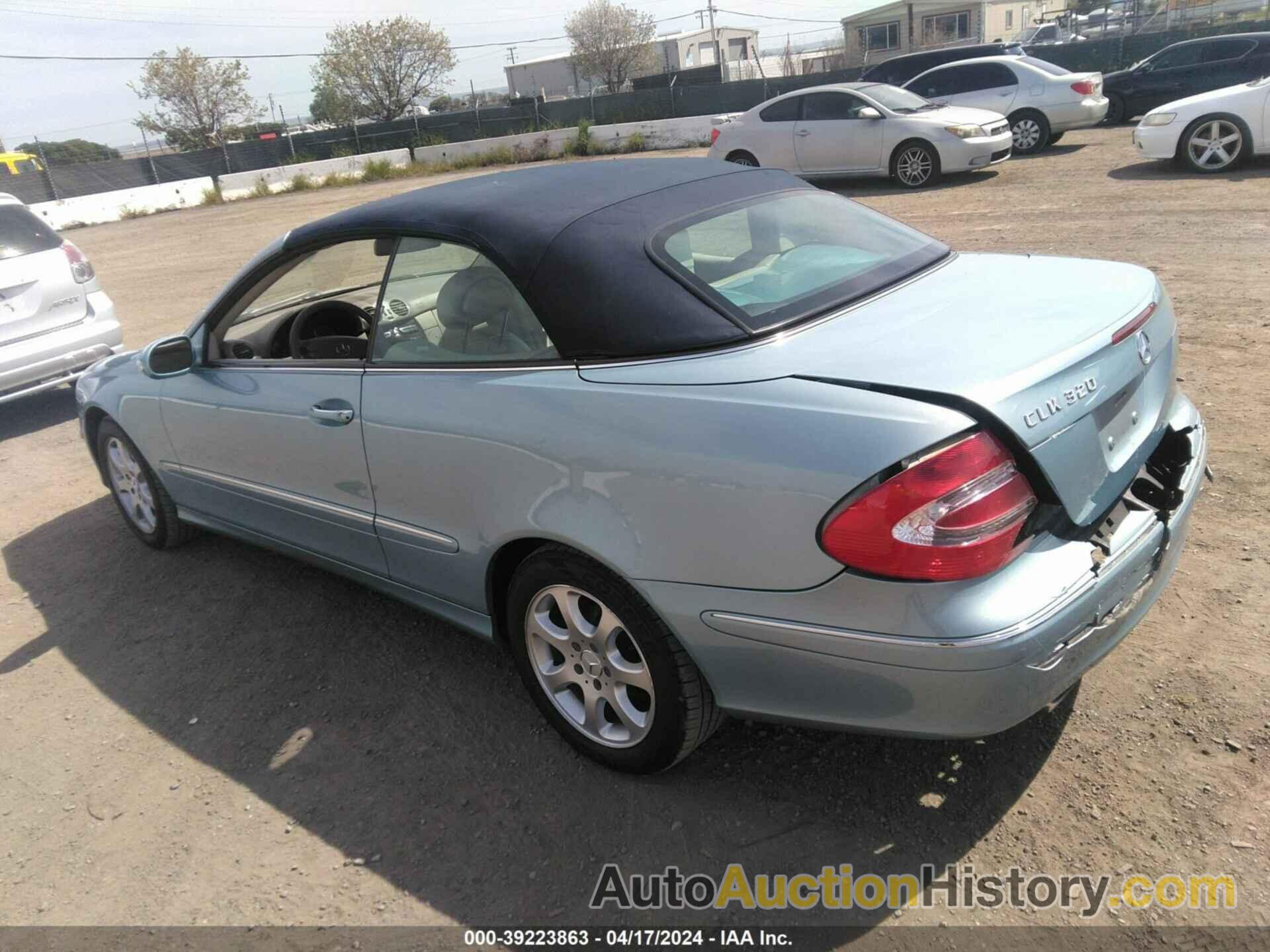 MERCEDES-BENZ CLK 320, WDBTK65G54T026564