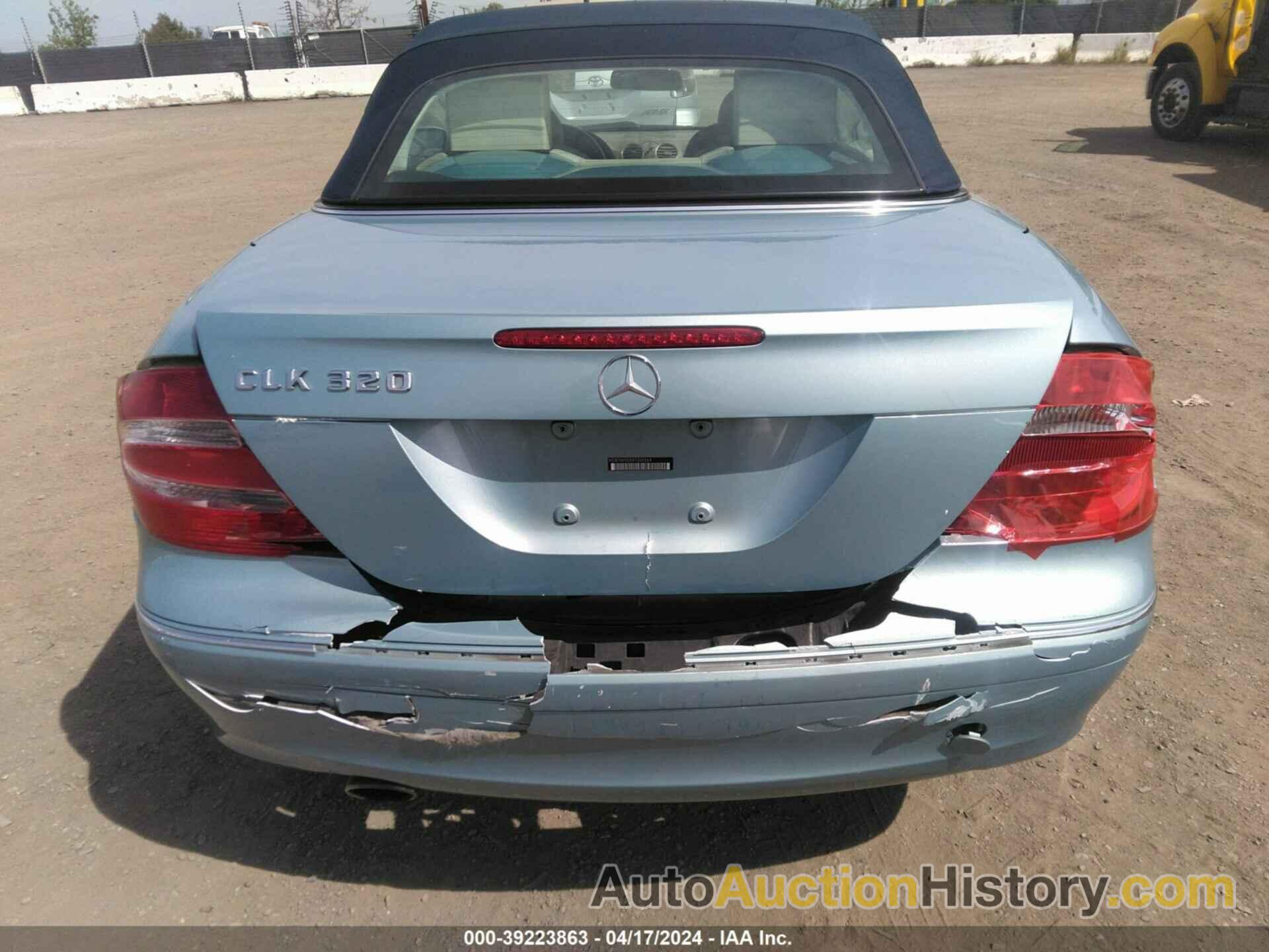 MERCEDES-BENZ CLK 320, WDBTK65G54T026564