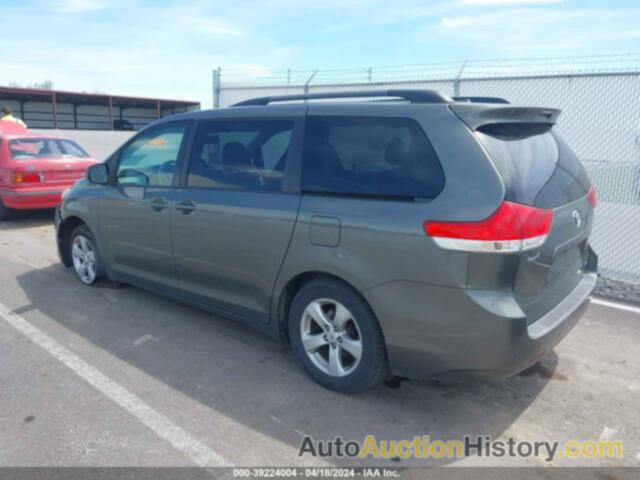 TOYOTA SIENNA LE V6, 5TDKK3DC6BS021475