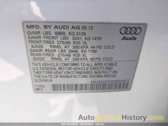 AUDI Q7 3.0T S LINE PRESTIGE, WA1DGAFEXDD016477