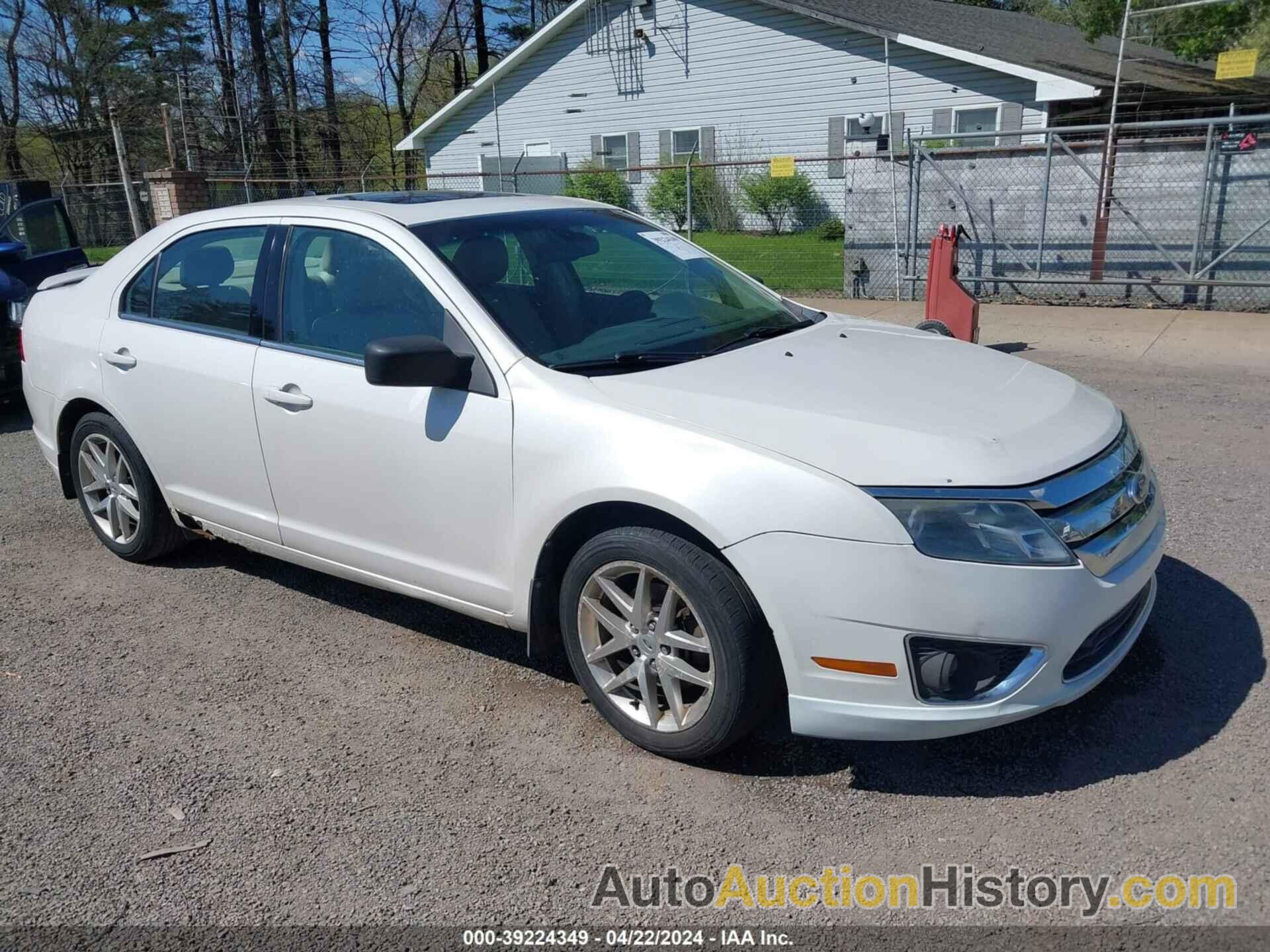 FORD FUSION SEL, 3FAHP0JA8CR101884