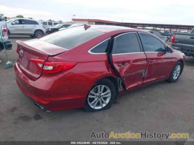 HYUNDAI SONATA SE, 5NPE24AFXFH200633