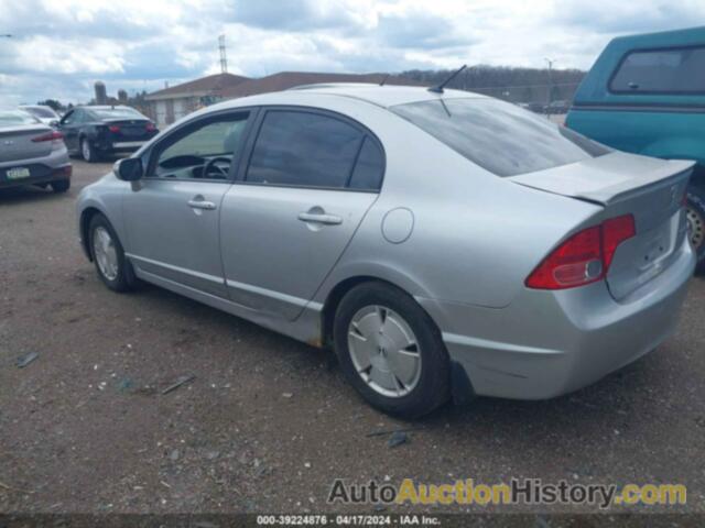 HONDA CIVIC HYBRID, JHMFA36256S010505