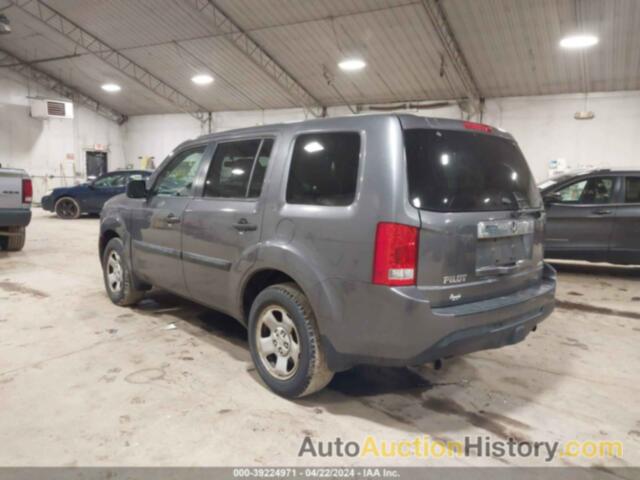 HONDA PILOT LX, 5FNYF4H21FV039379