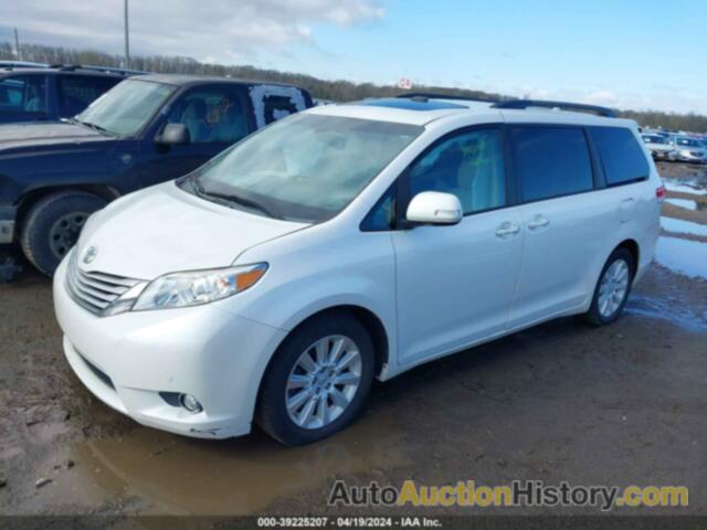 TOYOTA SIENNA LIMITED V6 7 PASSENGER, 5TDYK3DC6ES470878