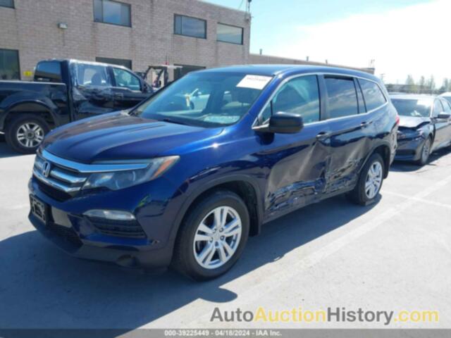 HONDA PILOT LX, 5FNYF5H10HB003036