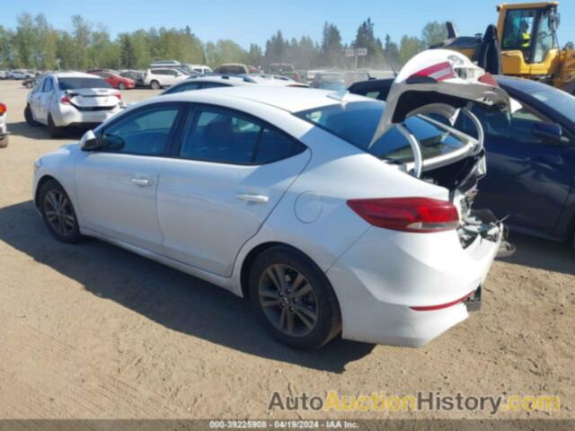 HYUNDAI ELANTRA SEL, 5NPD84LF0JH257472