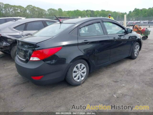 HYUNDAI ACCENT SE/VALUE EDITION, KMHCT4AE6HU338492