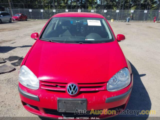 VOLKSWAGEN RABBIT S, WVWBB71K88W301796