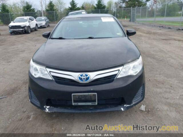 TOYOTA CAMRY HYBRID LE, 4T1BD1FK0CU025484