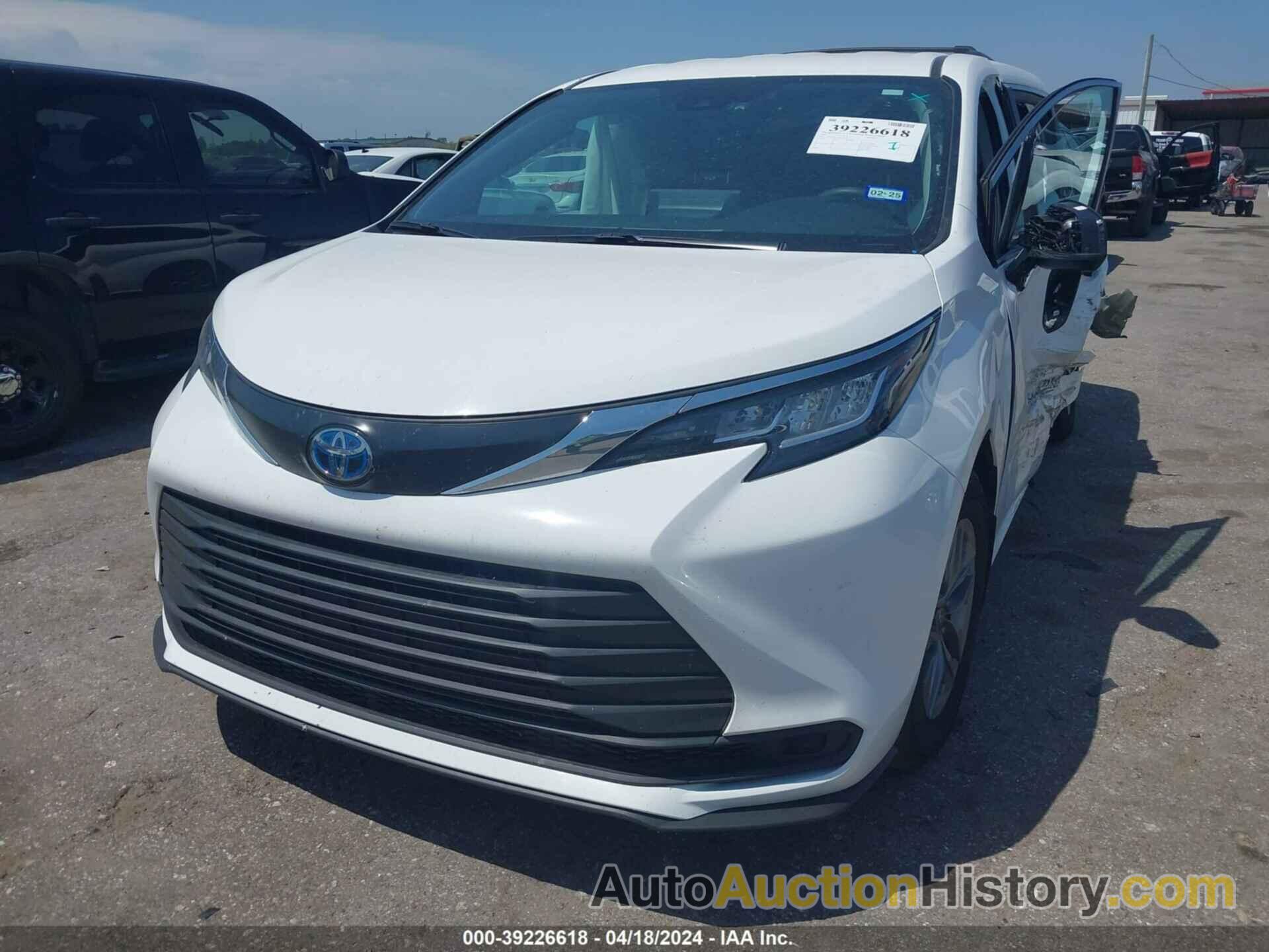 TOYOTA SIENNA LE, 5TDKRKEC2PS145206