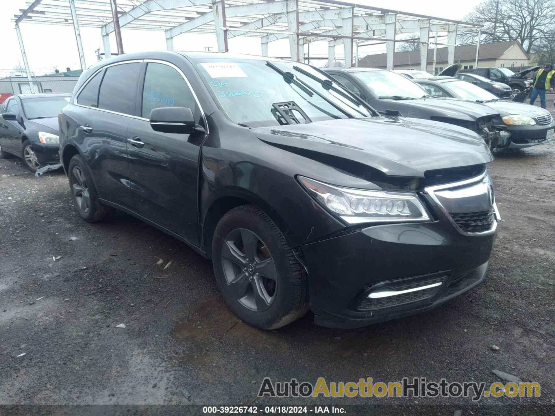 ACURA MDX, 5FRYD4H22FB006508