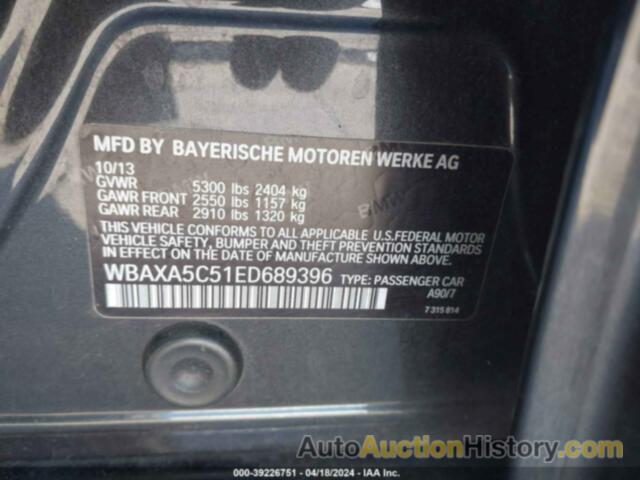 BMW 535D, WBAXA5C51ED689396