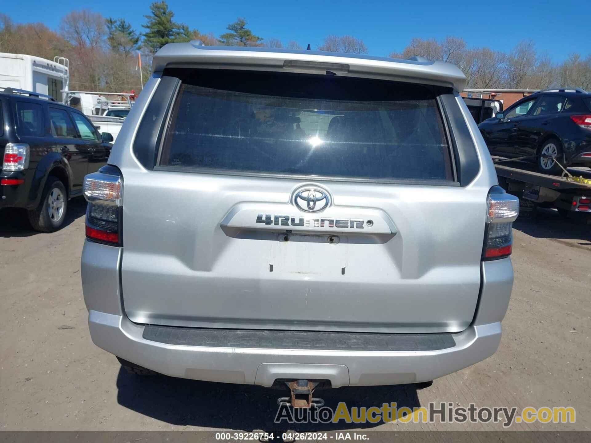 TOYOTA 4RUNNER SR5, JTEBU5JR1E5169070