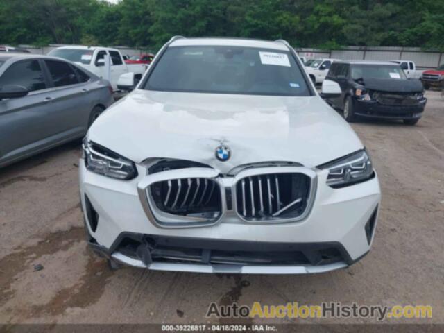 BMW X3 XDRIVE30I, 5UX53DP06P9R03848