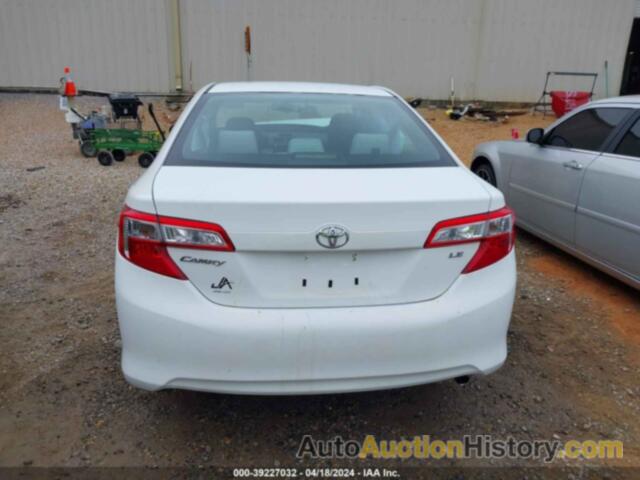 TOYOTA CAMRY LE, 4T1BF1FK6CU536689