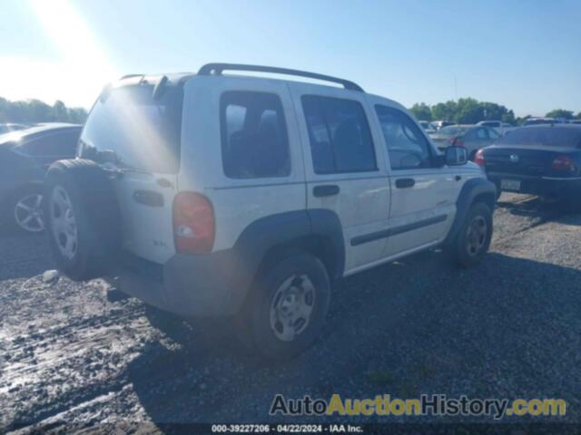 JEEP LIBERTY SPORT, 1J4GK48K84W199110