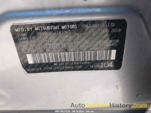 MITSUBISHI MIRAGE G4 ES, ML32F3FJ7JHF14364