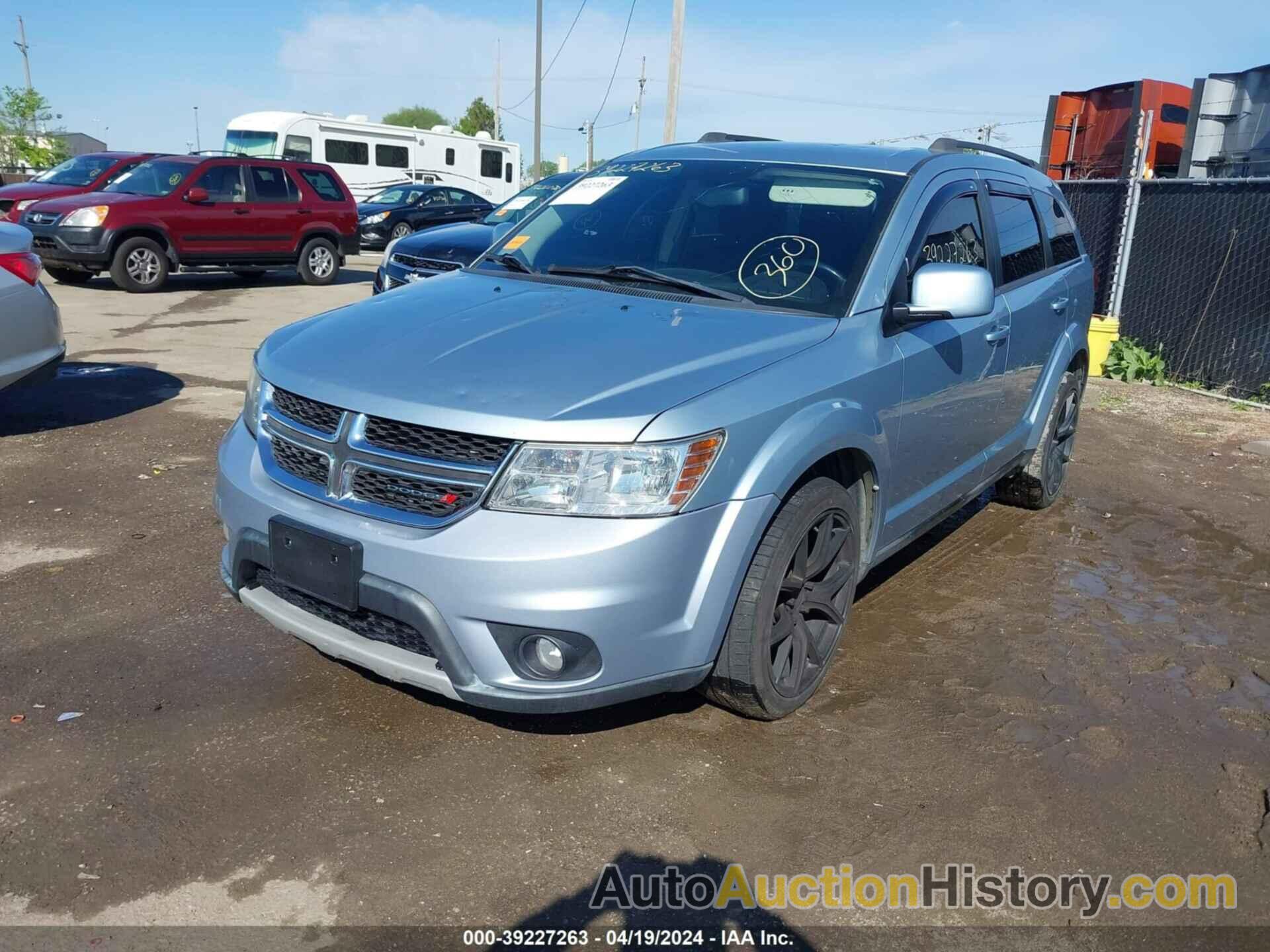 DODGE JOURNEY SXT, 3C4PDCBG2DT578236