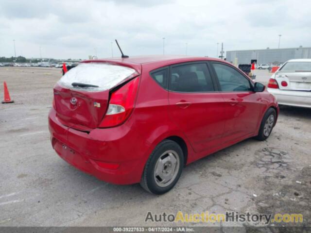 HYUNDAI ACCENT SE, KMHCT5AE4HU313242