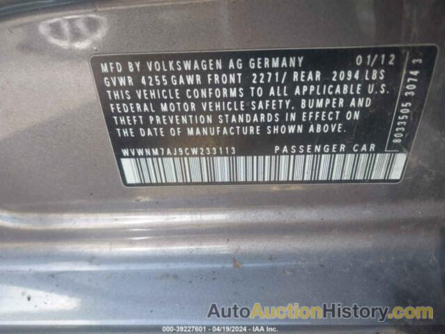 VOLKSWAGEN GOLF, WVWNM7AJ9CW233113