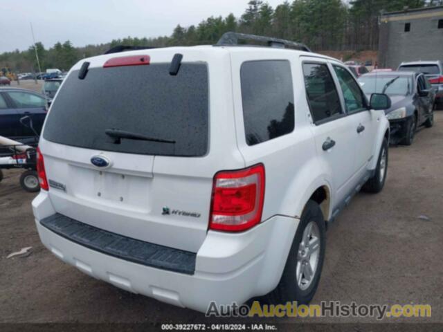 FORD ESCAPE HYBRID, 1FMCU59H88KA12514