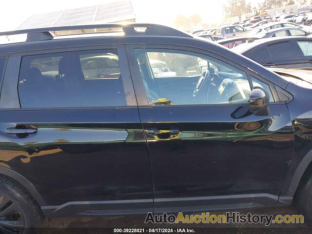 SUBARU ASCENT ONYX EDITION, 4S4WMAGD6N3409005