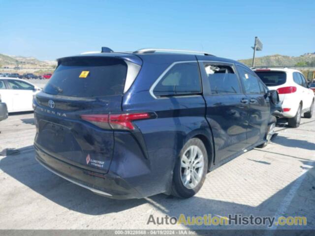 TOYOTA SIENNA LIMITED, 5TDZRKEC3PS163065