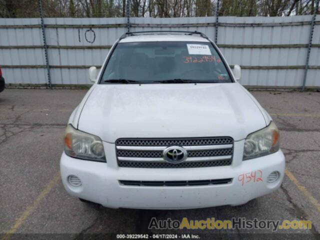 TOYOTA HIGHLANDER HYBRID V6, JTEDW21A960005897