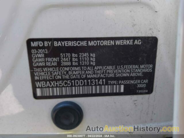 BMW 528I XI, WBAXH5C51DD113141