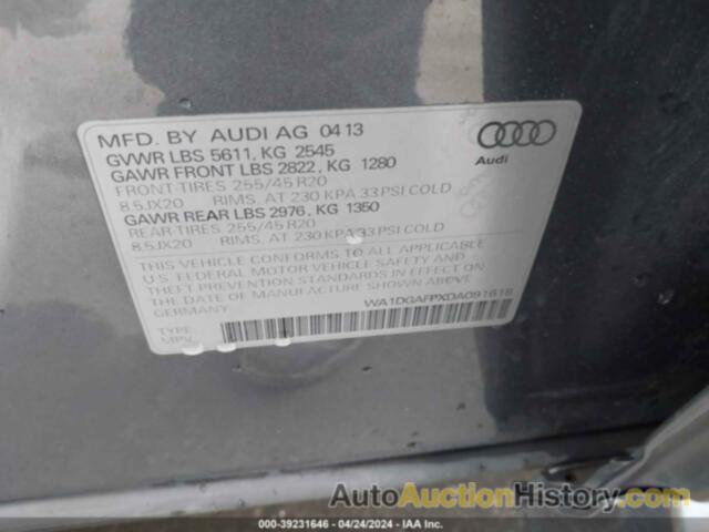 AUDI Q5 3.0T PREMIUM PLUS, WA1DGAFPXDA091618