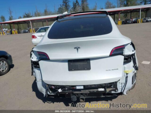 TESLA MODEL Y LONG RANGE DUAL MOTOR ALL-WHEEL DRIVE, 5YJYGDEE5MF306645