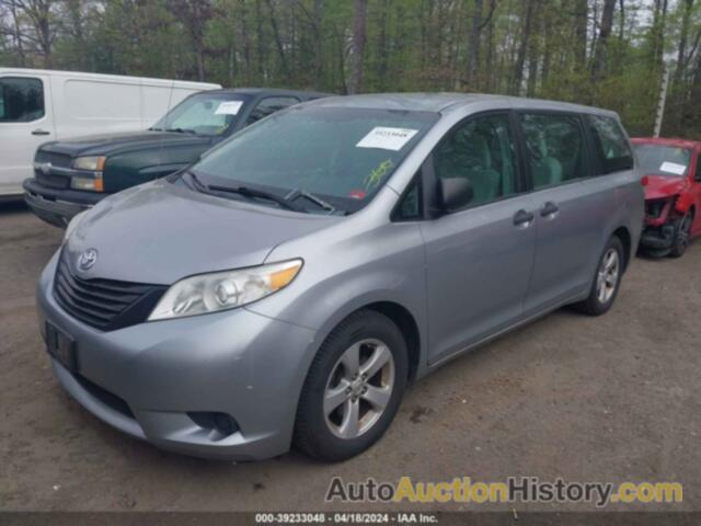 TOYOTA SIENNA BASE V6 7 PASSENGER, 5TDZK3DC1CS182901