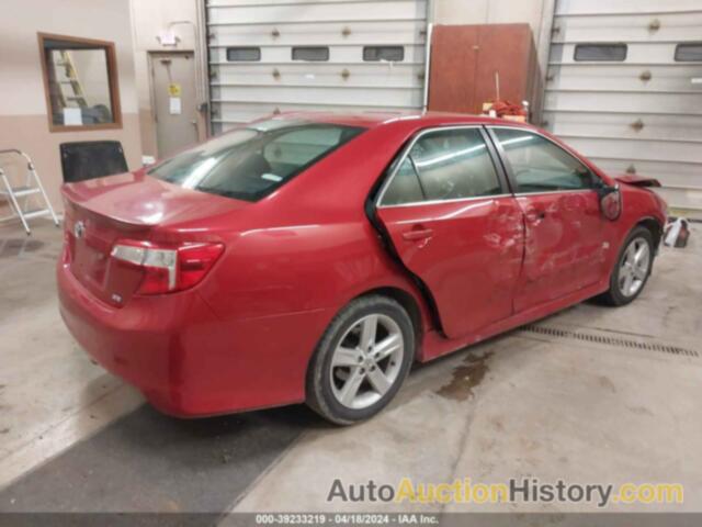 TOYOTA CAMRY SE, 4T1BF1FK7CU606569