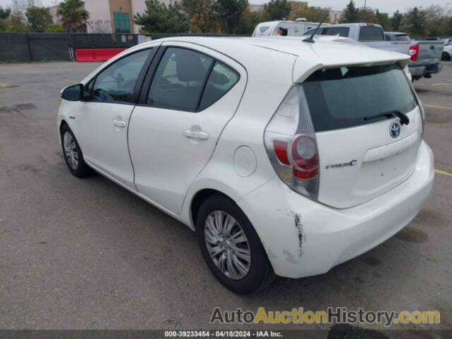 TOYOTA PRIUS C TWO, JTDKDTB39D1543627