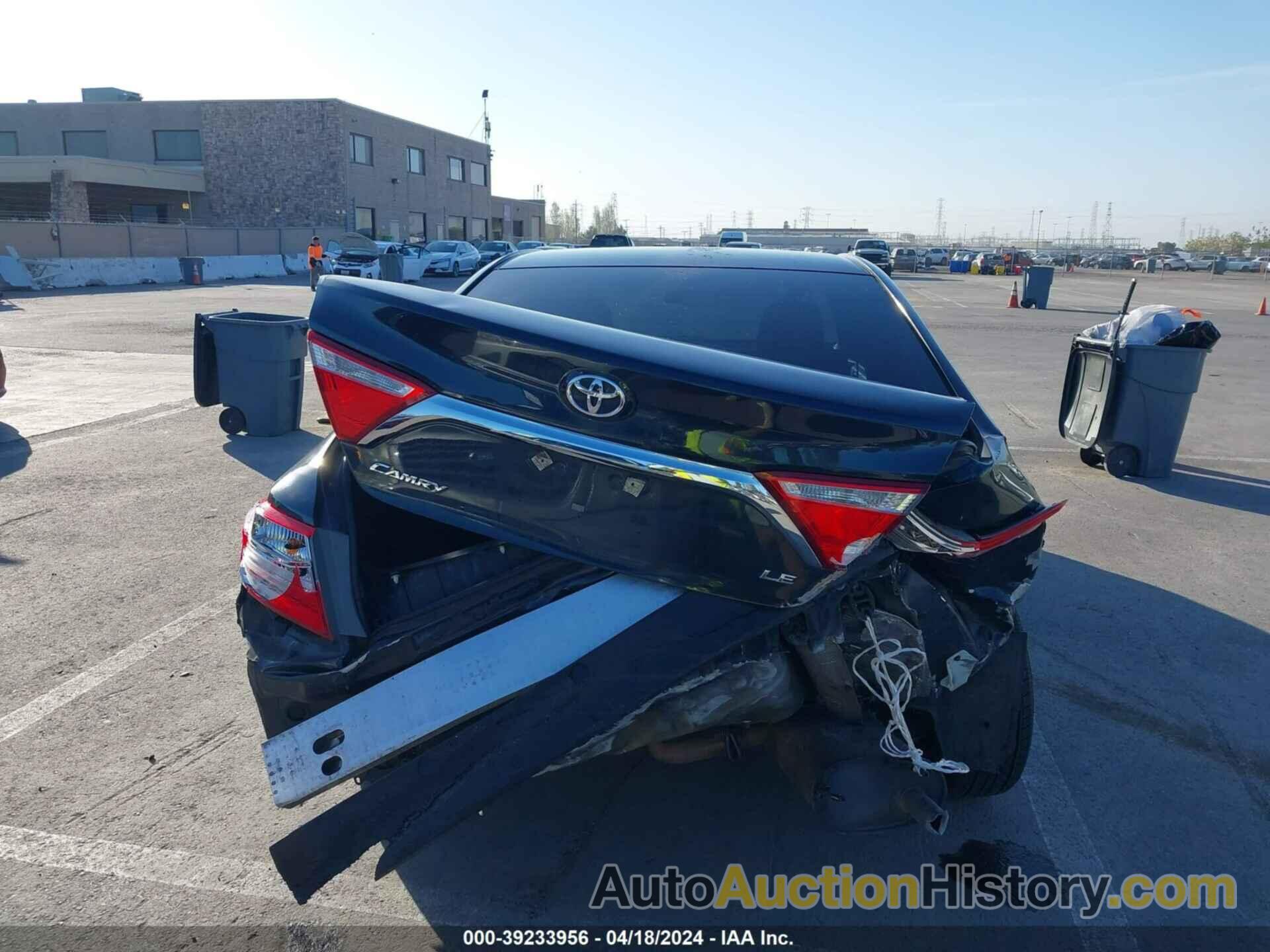 TOYOTA CAMRY LE, 4T4BF1FK0GR559896