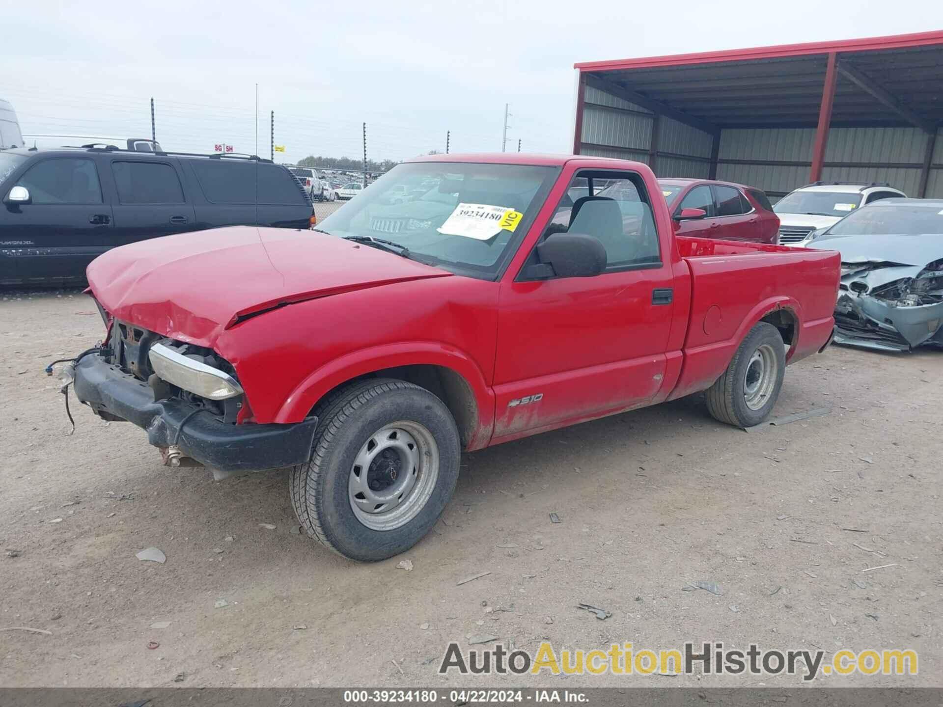 CHEVROLET S-10 FLEETSIDE, 1GCCS1445W8223350