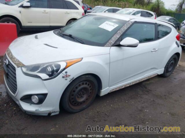 HYUNDAI VELOSTER TURBO W/BLACK, KMHTC6AE3EU186114