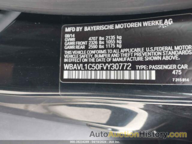 BMW X1 XDRIVE28I, WBAVL1C50FVY30772