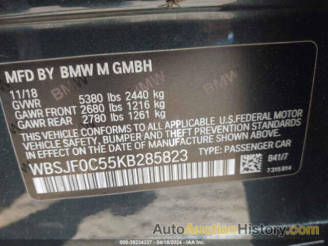 BMW M5, WBSJF0C55KB285823