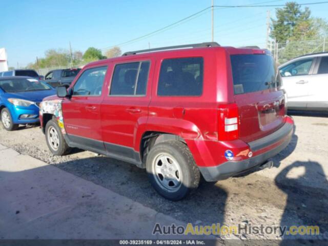 JEEP PATRIOT SPORT, 1C4NJPBA4CD590878