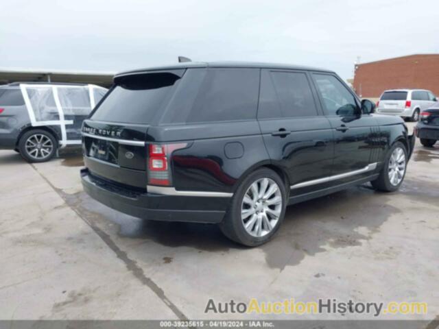 LAND ROVER RANGE ROVER 5.0L V8 SUPERCHARGED, SALGS2FE5HA366476