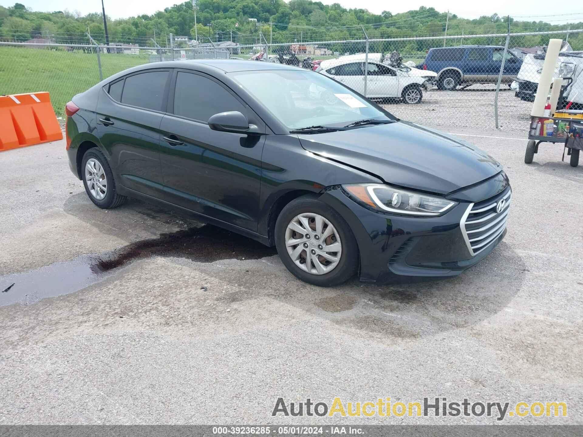 HYUNDAI ELANTRA SE, KMHD74LF9HU121694