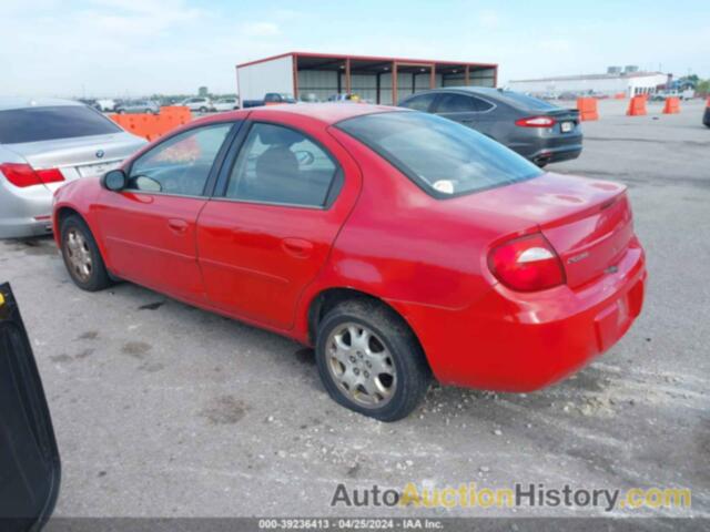 DODGE NEON SXT, 1B3ES56C84D584310