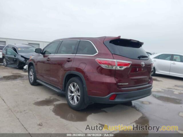 TOYOTA HIGHLANDER XLE V6, 5TDKKRFH3FS066567