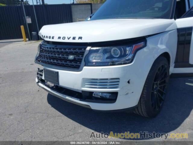 LAND ROVER RANGE ROVER 5.0L V8 SUPERCHARGED/5.0L V8 SUPERCHARGED EBONY EDITION, SALGS2EF9EA129253