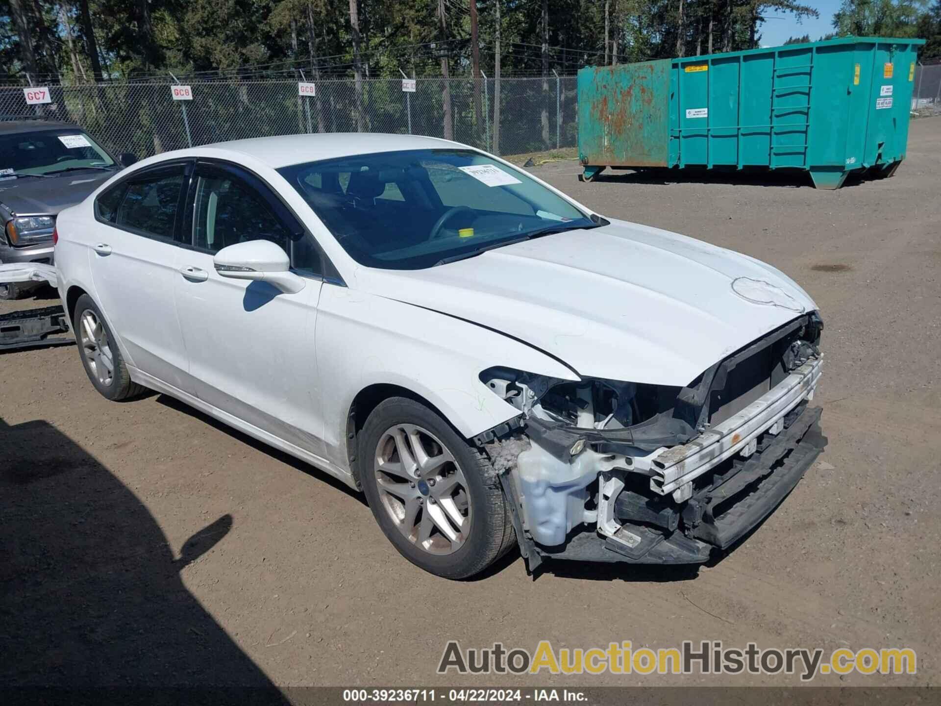 FORD FUSION SE, 1FA6P0HD6F5124076